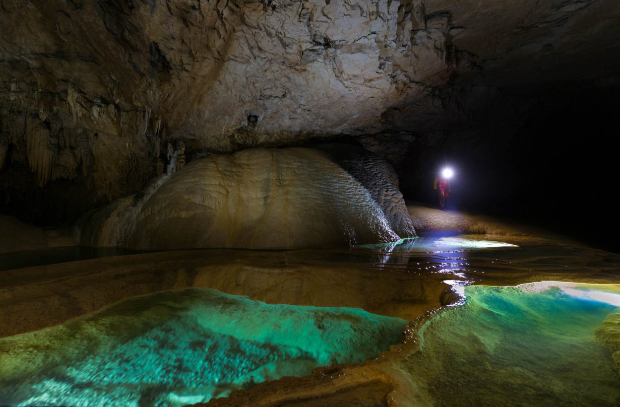 Höhlenfotografie Frankreich Gournier Grotte Fotograf Florian Wachter